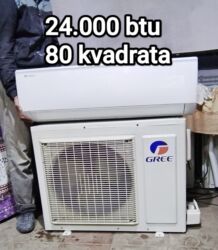 toxunma çanta: Kondisioner Gree, İşlənmiş, 70-80 kv. m, Split sistem, Kredit yoxdur, Ödənişli quraşdırma