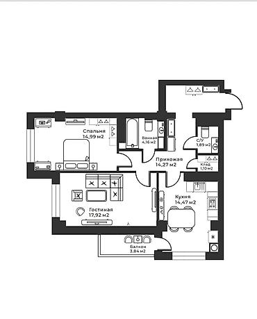 карло маркса: ПРОДАЕТСЯ 2х КОМНАТНАЯ КВАРТИРА в ПСО 🔥 🏙️ ЖК «Лофт» (LOFT) 📌Карла — 6