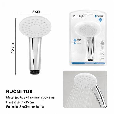 KMT Style ručni tuš – model: Gipsophila single sprai white (SKU
