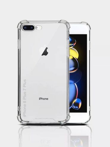 Защитные пленки и стекла: Чехол для Apple iPhone 7 Plus/8 Plus, силикон, прозрачный