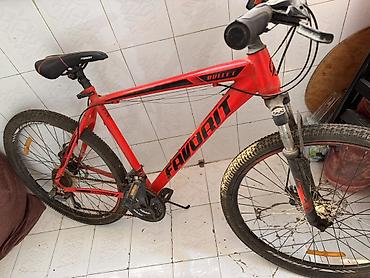 velosiped idman: Favorit Bullet dağ velosipedi - Rəng: parlaq qırmızı, qara loqotip və — 2