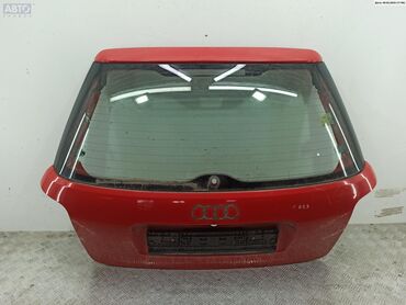 рейка ауди 100: Крышка багажника Audi 1997 г., Б/у, цвет - Красный,Оригинал