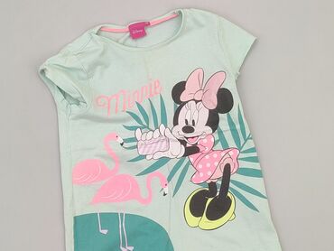 kurtki narciarskie dziewczęce: T-shirt, Disney, 8 years, 122-128 cm, condition - Good