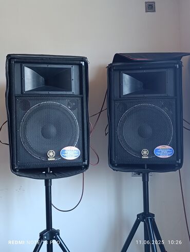 Səs avadanlığı: Yamaha kalonka 2 versiya satılır 4 ədəd az işlənmiş sadəcə evdə