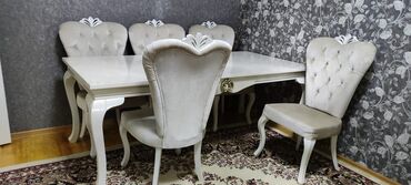 Qida məhsulları: Qonaq otağı üçün, İşlənmiş, 6 stul