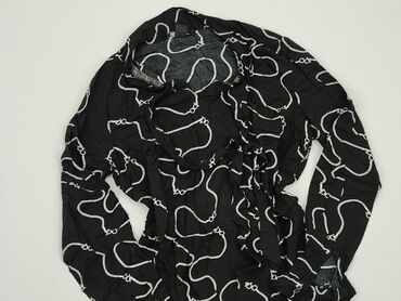 czarne bluzki z długim rękawem: Koszula Damska, Esmara, S, stan - Bardzo dobry