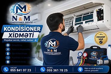 ремонт автокондиционер: N&M Kondisioner Servisi Kondisioner satışı və xidmətləri: • — 1