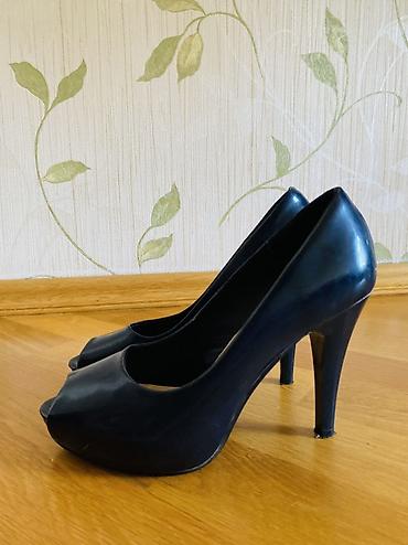 step platforma: Tuflilər, Ölçü: 39, rəng - Göy, İşlənmiş — 3