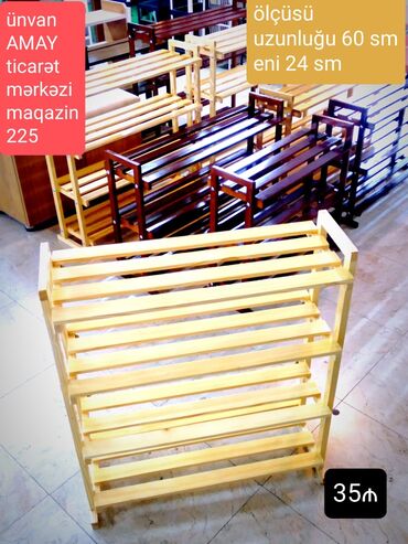 Rəflər: Yeni, Ayaqqabı rəfi, Düz, Azərbaycan — 1