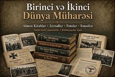 Birinci və İkinci Dünya Müharibəsi mövzusunda alman mənbələri –