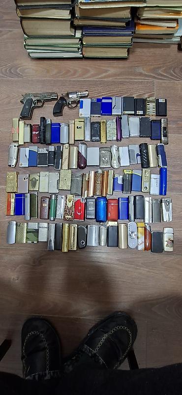 lighter: Kolleksiya üçün müxtəlif metal alışqanlar 101 ədəddir. cəm halda — 1