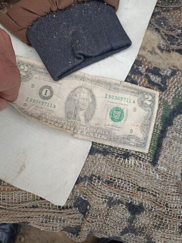 Qrammofon və patefonlar: ABŞ 2 dollar banknotu - Növ: ABŞ Federal Rezerv Notu, 2 USD - Dizayn