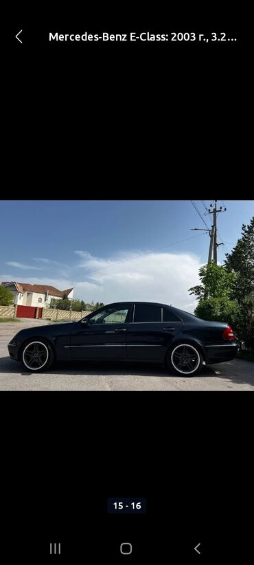 мерс 210 дизел 2 7: Mercedes-Benz E-Class: 2003 г., 3.2 л, Автомат, Бензин, Седан