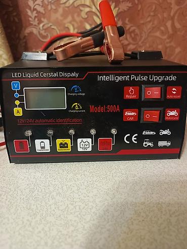 Avtomobil üçün alətlər: Ağıllı impuls texnologiyalı akkumulyator şarj cihazı – Model: 500A — 3