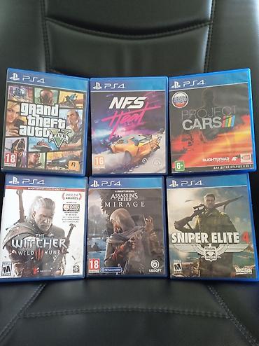 playstation 4 disc: PS-4 və PS-5 ə uyğun oyun diskləri Project cars 15 AZN Need for Speed — 1