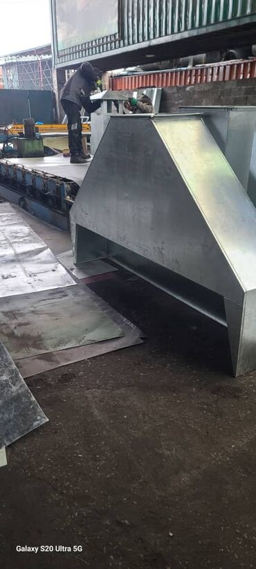 Жестяные работы: Вытяжка вентиляция баардык турун жасап коюп беребиз Ватсап — 19