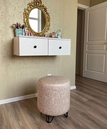 Pufiklər: Pufik oturacaq, Vеlur parça, rəng - Çəhrayı — 3