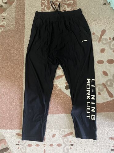 мужские спортивные брюки: Брюки L (EU 40), цвет - Черный
