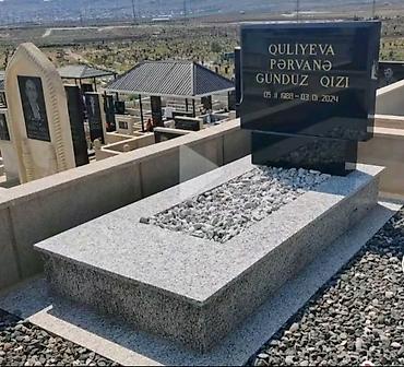 məzar daslari: \•,Müxdəlif forma ölcüdə məzar daşı.Çatdırılma ray.onlarada mümkündür — 5