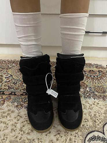 mara: Кроссовки, 38, Isabel Marant, Новый, цвет - Черный, Самовывоз — 7