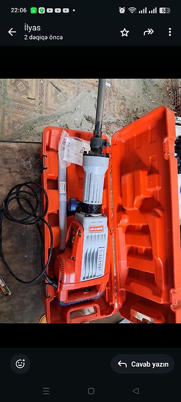 perforator satilir: Satılır, Tel :0997558525, Baksel, Ev. sahibi. Öz. işi. ücün almışdı — 2