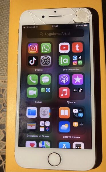 samsun galaxy tab 3 planset qiymeti: IPhone 7, 256 GB, Gümüşü, Barmaq izi