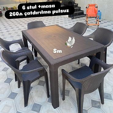 eyvan az: Balkon üçün, Yeni, 6 stul — 1