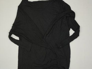 czarne bluzki z długim rękawem: Bluzka Damska, Vila, S, stan - Bardzo dobry