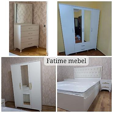 Спальные гарнитуры: Двуспальная кровать, Новый — 1