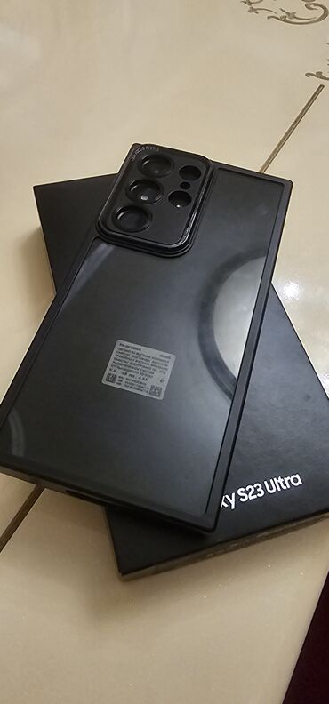 samsung galaxy note 3 teze qiymeti: Samsung Galaxy S23 Ultra, 256 GB, rəng - Qara, Barmaq izi, Face ID