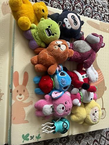 санта: Новые игрушки.Набор мягких игрушек (11 шт.) ярких цветов и разных — 2