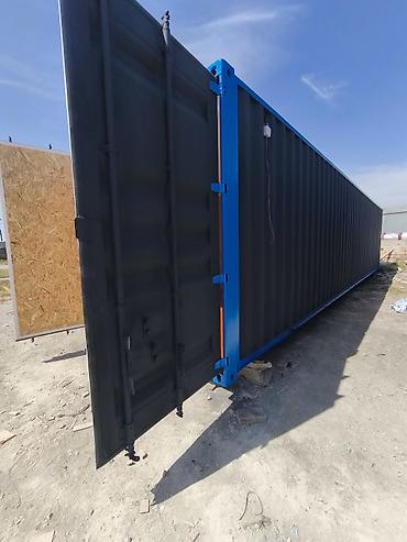 Konteynerlər: İzolyasiyalı konteyner – 40 fut - Ölçü: 12 m uzunluq, 2,4 m en, 2,9 — 2