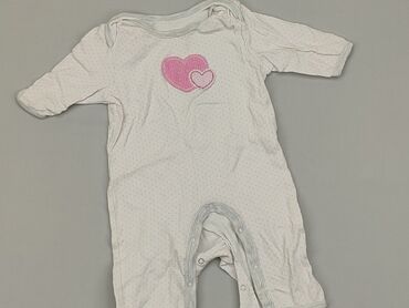 białe pajacyki dla niemowląt: Pajacyk, 6-9 m, stan - Dobry