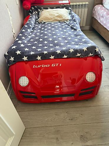 parta stullari: Uşaq maşın çarpayısı – “Turbo GTI” dizaynlı - Model: maşın formasında — 1