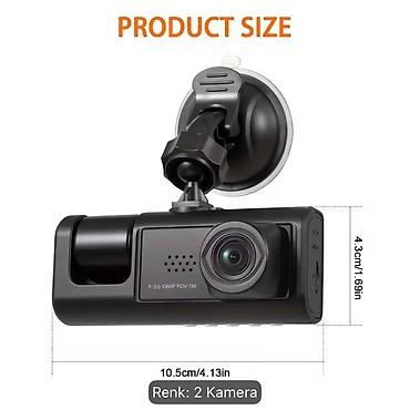car charger: Vidio registatır FOXGOD C309 ikikanallı avto‑videoqeydiyyatçı — 3