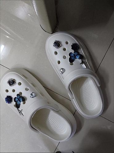джиббитсы: Сабо, 38, 39, Crocs, Новый, цвет - Белый, Самовывоз — 3