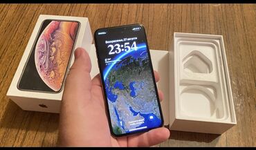 Apple iPhone: IPhone Xs, Qızılı, Face ID