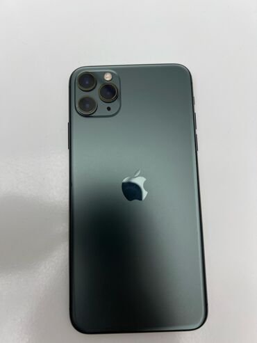 iphone 11 pro ucuz qiymete: IPhone 11 Pro Max, 256 GB, Matte Midnight Green, Face ID, Sənədlərlə