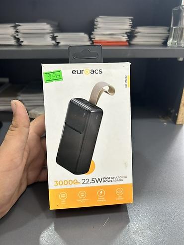 Euroacs sürətli enerji bankı – 30000 mAh, 22.5W Fast Charging