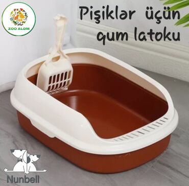 pisik çantası: Pişik üçün tualet (qum latoku / qum doldurucusu) Nunbell pet