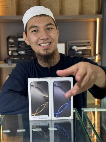 14 pro max новый: IPhone 16 Pro Max, Жаңы, 256 ГБ, Коргоочу айнек, Бөлүп төлөө менен