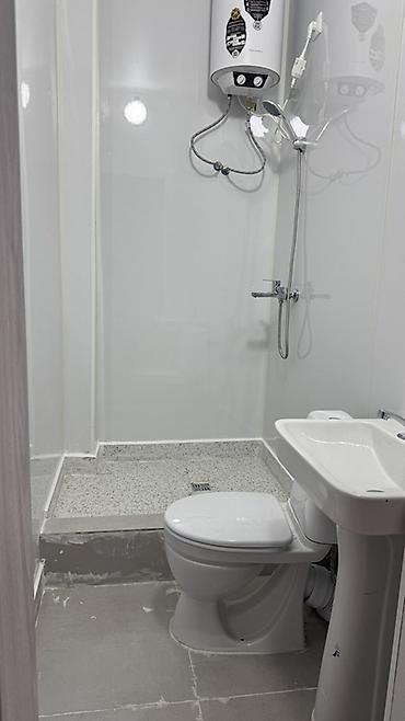 комната ысык ата: 1 комната узаак моонотко берилет. Кухонный гарнитур стиральный машина — 4