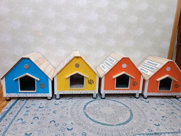 Yuvalar: Pişik üçün ev.el işleridi.muxtelif razmerler.ve hər cür rengler — 13