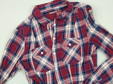czerwona bluzki z dekoltem: Shirt, Terranova, M (EU 38), condition - Very good