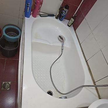 hamam traplari: Vanna – akril materialdan, kompakt ölçülü. - Erqonomik dizayn: daxildə — 3