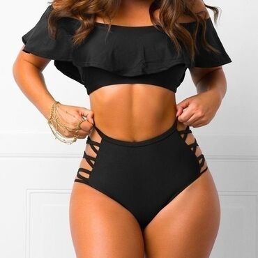 haljina sa slicem: 2XL (EU 44), Lycra, Single-colored, color - Black