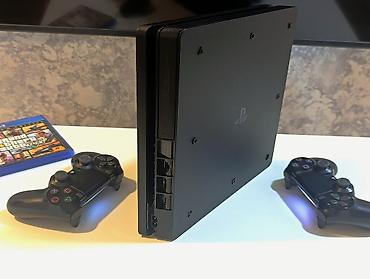xbox one fat: PS4 slim 1TB əla vəziyətdə +2pult +20oyun Cihaz Avropadan qəlib, zavod — 2