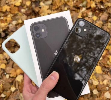 чехол для айфона 11: IPhone 11, Колдонулган, 128 ГБ, Заряддоочу түзүлүш, Кабель, Куту, 78 %