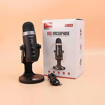 Студийные микрофоны: Профессиональный USB микрофон JMARY MC-PW8, для ПК, стриминга — 1