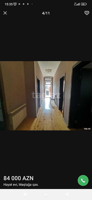 Həyət evləri və villalar: Maştağa qəs. 3 otaqlı, 100 kv. m, Yeni təmirli — 4